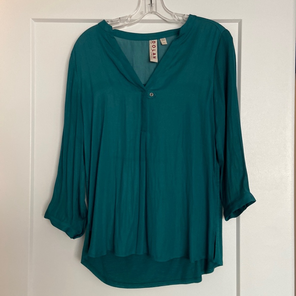 Jade blouse from Anthropologie